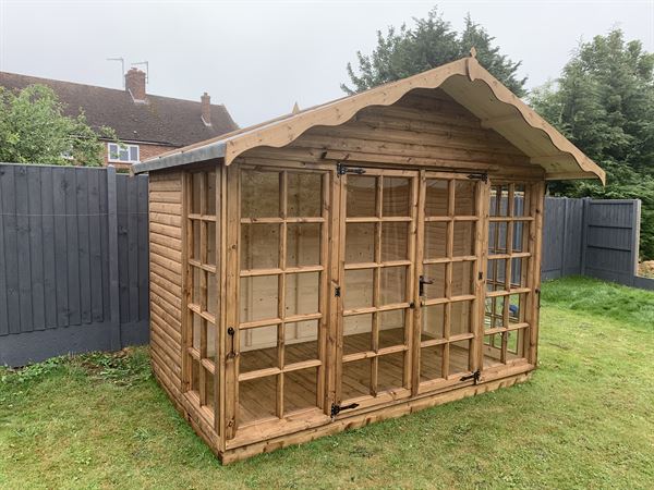 10' x 6' Woodhall Spa Summerhouse (Georgian)