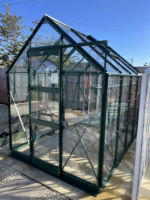 ELITE Greenhouse High Eave 8'5 x 6'3. On display