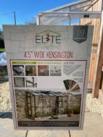 ELITE Greenhouse Kensington 8'5 x 6'5. On display